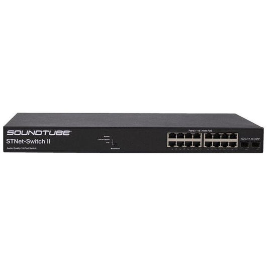 Soundtube Entertainment STNET-SWITCH-II Switch POE 40/Port pour enceintes Soundtube IPD/IPD4