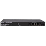 MSE Rack Mountable 16 Port 40W PoE Audio Switch