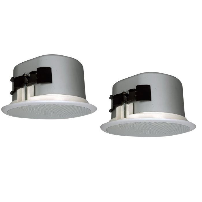 MSE 6.5in In Ceiling Speaker with Broadbeam Tweeter - White
