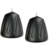 SoundTube Entertainment HP590-I-BK Paire d'enceintes suspendues, HP 5.25" + titane 1" / pavillon, 33W 100V, noir