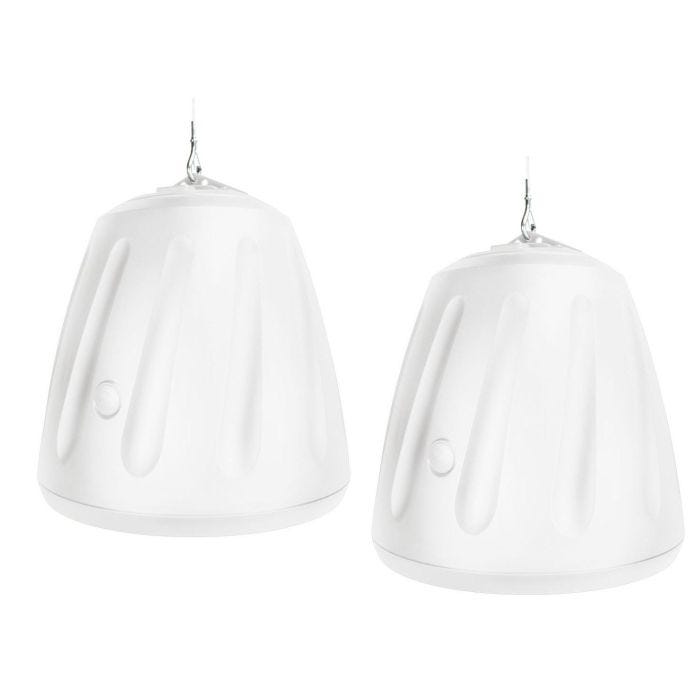 SoundTube Entertainment HP590-I-WH Paire d'enceintes suspendues, HP 5.25" + titane 1" / pavillon, 33W 100V, blanc