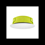 MSE 5.25in IP Addressable Dante Enabled In Ceiling Speaker with Short Can and Magnetic Grille - White