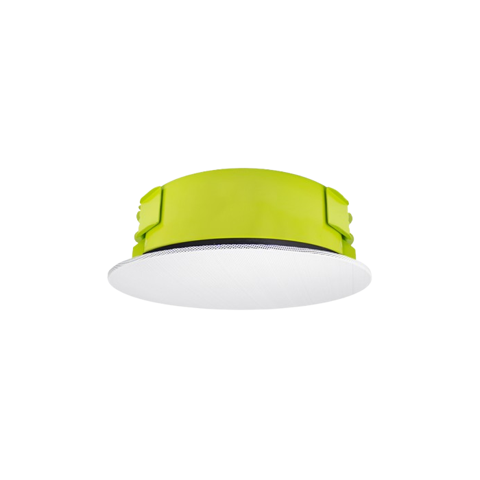 MSE 5.25in IP Addressable Dante Enabled In Ceiling Speaker with Short Can and Magnetic Grille - White