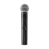 Shure MXW2X/BETA58=-Z11 Émetteur numérique à main, capsule BETA58A, système MXW neXt (1,9GHz)