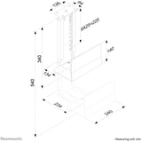 NEOMOUNTS CPU-D200BLACK Support pour ordinateur - max 30 kg - universel