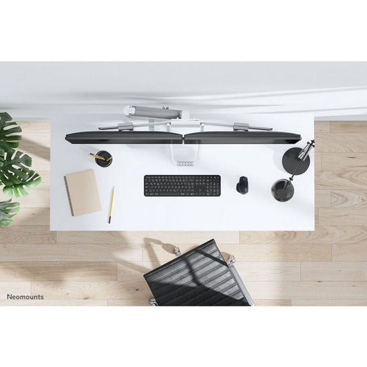 Neomounts DS75-450WH2 Support d'écran double (Ressort à gaz)