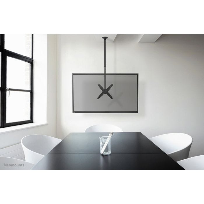 NEOMOUNTS FPMA-C340BLACK Support de plafond pour écran de 32-75p - h 106-156 cm