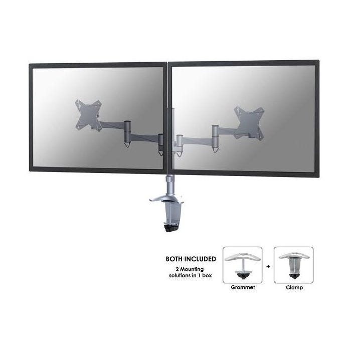 NEOMOUNTS FPMA-D1330DSILVER Support décran à fixer 10-27p