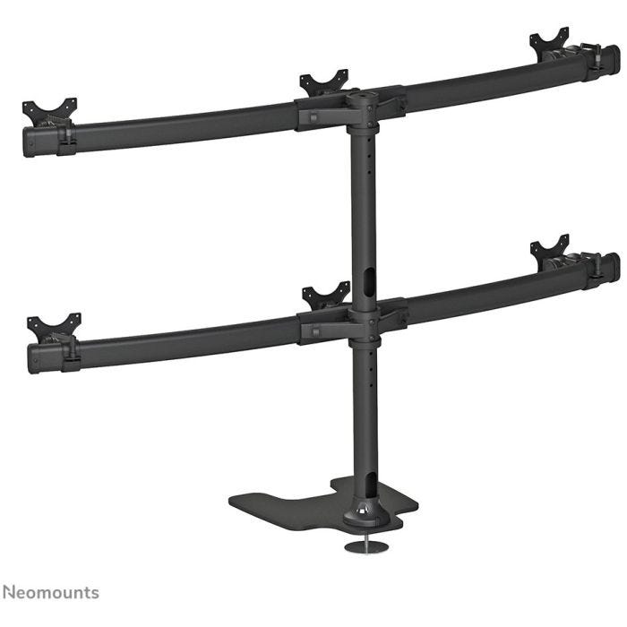 Neomounts FPMA-D700DD6 Support d'écran à poser (10-27 pouces, 6 écrans)