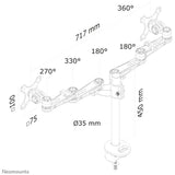 NEOMOUNTS FPMA-D935DG Support décran à fixer 10-27p