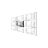 NEOMOUNTS LED-VW1750BLACK Support mural pour mur dimages 32-55p - extraire - max 35 kg