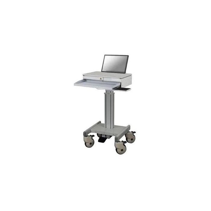 NEOMOUNTS MED-M100 Station de travail mobile médicale -17p - ressort à gaz - verrouillable