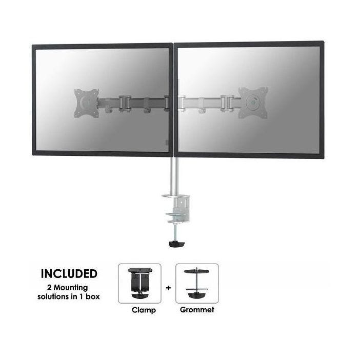 NEOMOUNTS NM-D135DSILVER Support décran à fixer 10-27p