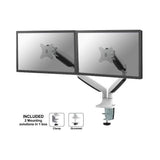 NEOMOUNTS NM-D750DWHITE Support décran à fixer 10-32p - ressort à gaz