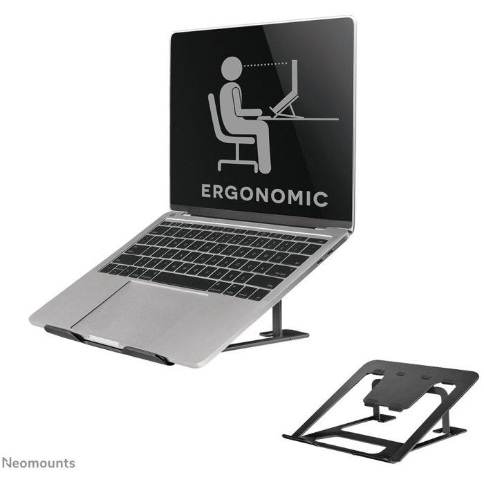 NEOMOUNTS NSLS085BLACK Support pour ordinateur portable 10-17p - pliable - compact - universel