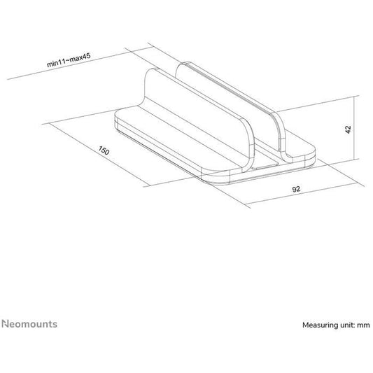 Neomounts NSLS300BLACK Support d'ordinateur portable universel (11-17 pouces)