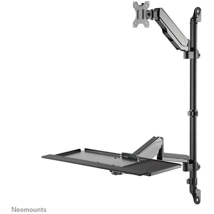 Neomounts WL90-325BL1 Station de travail assis-debout mural (ressort à gaz)