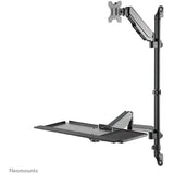 Neomounts WL90-325BL1 Station de travail assis-debout mural (ressort à gaz)