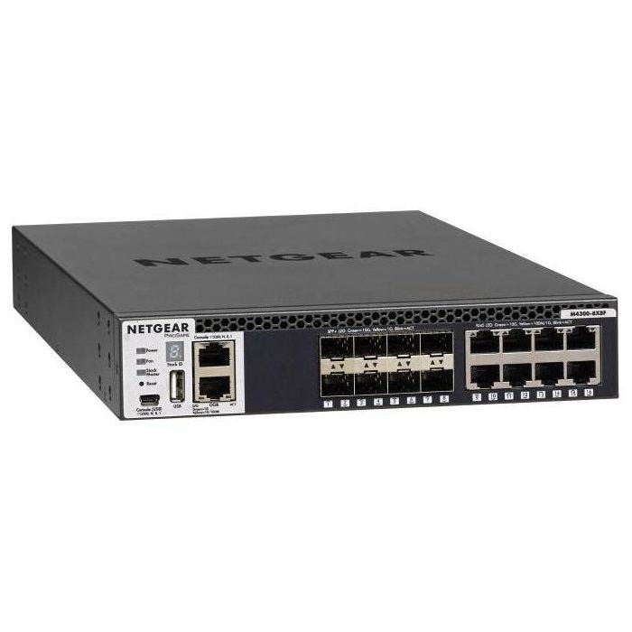 M4300-8X8F Stackable mgd.Switch 16xXGENT