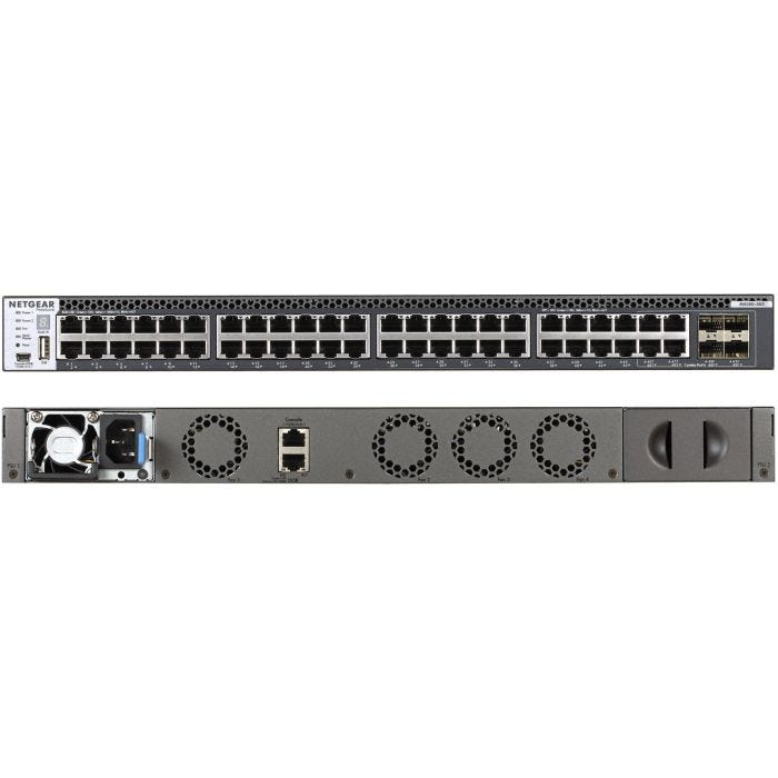 NETGEAR M4300-48X 48x10G 48x10GBASE-T 4xSFP+ stackable mgd.Switch für Server Aggregation (XSM4348CS)1U Rack SDN-ready Open Flow 1.3