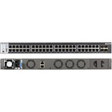 NETGEAR M4300-48X Géré L3 10G Ethernet (100/1000/10000) 1U Noir