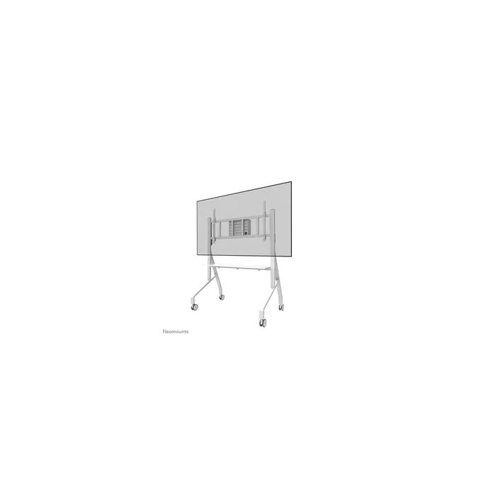 NEOMOUNTS FL50-575WH1 Support au sol mobile pour écran 65-110p - étagère multimédia incluse - installation rapide - TÌV