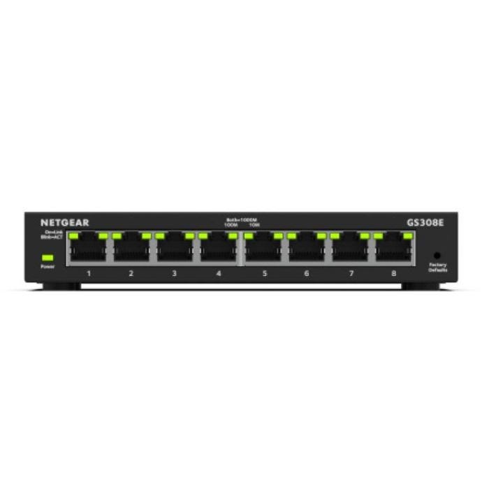 NETGEAR 8Port Gigabit Plus Switch GS308E