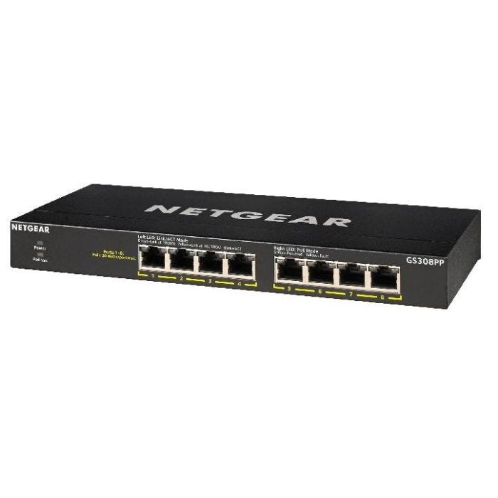 8-Port Gb PoE+Flex Switch