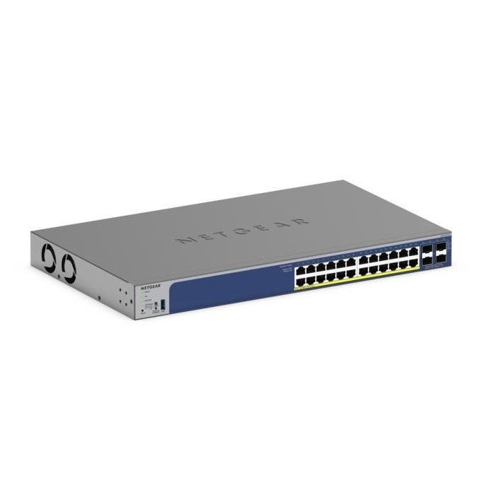 NETGEAR 24P GE POE+ Smart Switch W/10G SFP+ GS728TXPV3