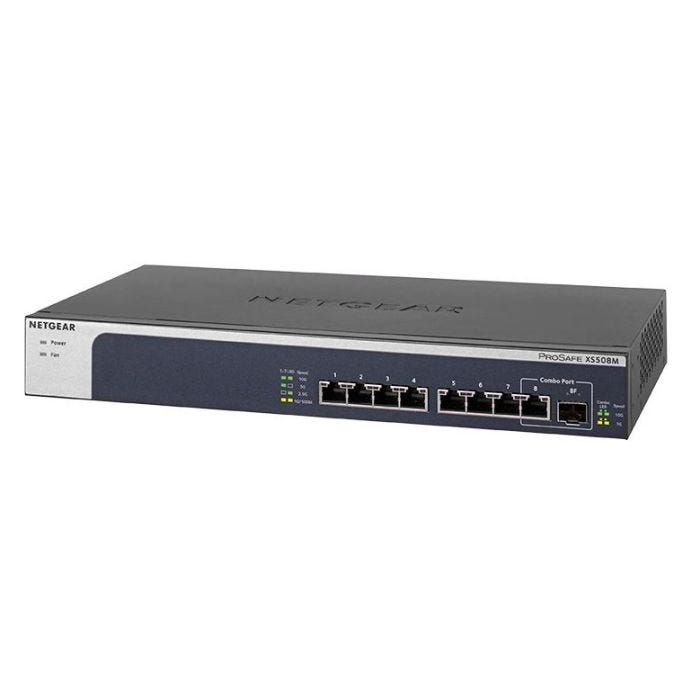NETGEAR XS508M Switch 8 ports Multi-Gigabit 10/5/2,5/1 Gbps & 1 sfp+