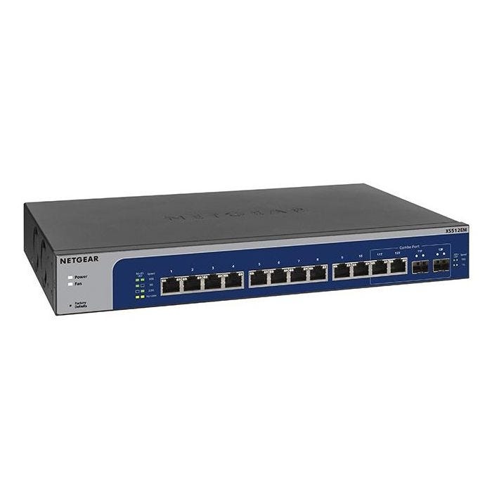 NETGEAR XS512EM Switch 10 ports RJ45 10G Multi-Gigabit & 2 SFP+ 1G/10G