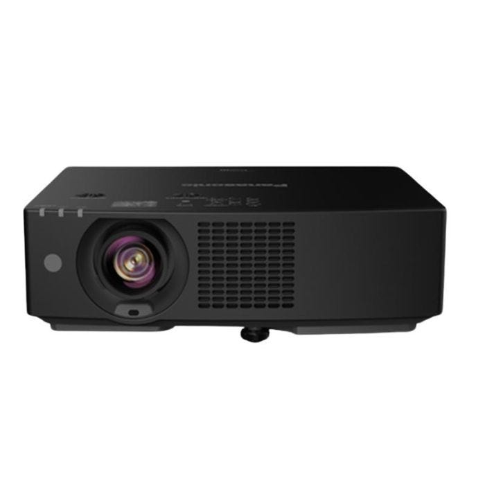 Panasonic 3LCD, WUXGA, 8000 ANSI lumens, contrast 3.000.000:1, poids 7.7 kg, zoom 1-1.6x, V/H lens shift, ratio 1.09-1.77:1 black
