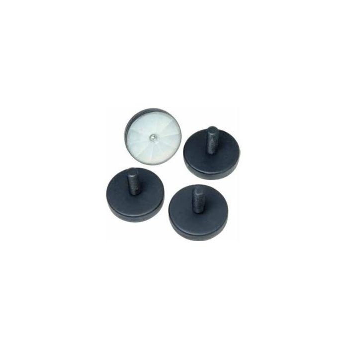 Peerless Video Wall Cart Leveling Feet 4Pk Black