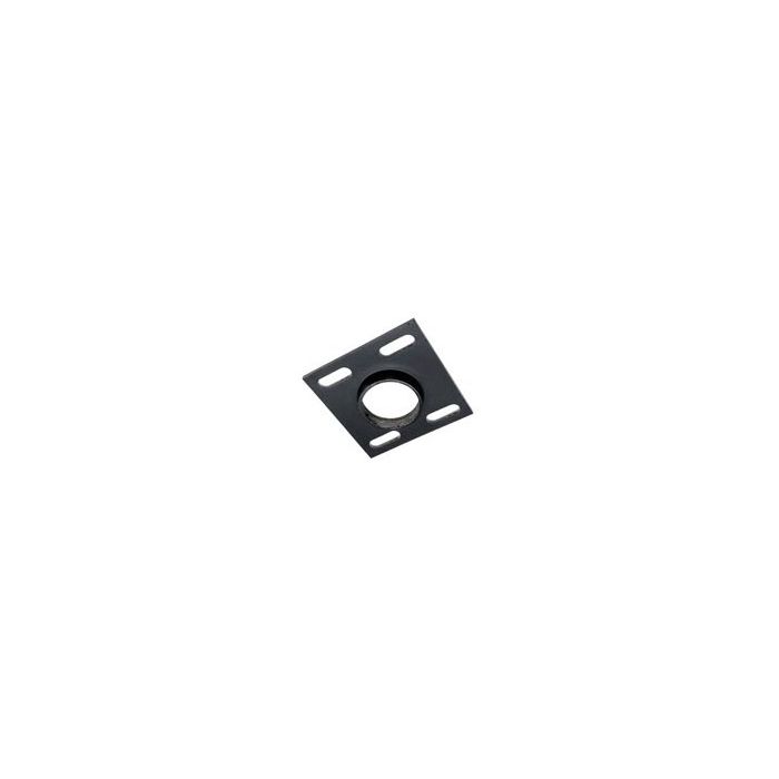 Peerless 4 x 4 Structural Ceiling Plate Black