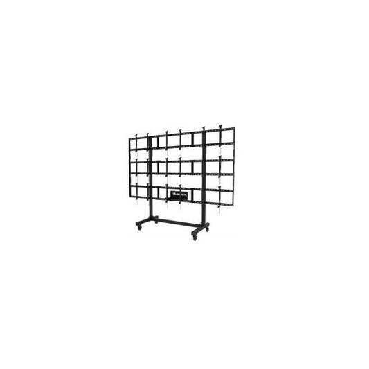 Peerless DS-C555-3X3 Chariot et Support Multimédia (Mobile pour Mur Vidéo)