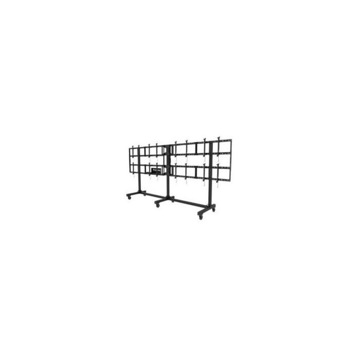 Peerless DS-C555-4X2 Chariot et Support Multimédia (Pour Mur Vidéo)