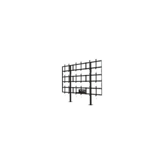 Peerless DS-S555-3X3 Chariot et Support Multimédia (Pour Mur Vidéo 3x3)