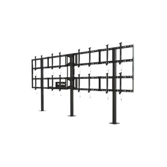 Peerless DS-S555-4X2 chariot et support multimédia Noir