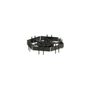 Peerless Multi-Display Ceiling Mount with Six Telescoping Arms For 37in To 42in Displays