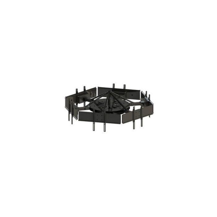 Peerless Multi-Display Ceiling Mount with Six Telescoping Arms For 37in To 42in Displays