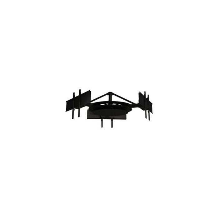 Peerless Multi-Display Ceiling Mount - 3 Telescoping Arms for 37 to 80in Displays