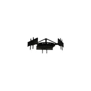 Peerless Multi-Display Ceiling Mount - 3 Telescoping Arms for 37 to 80in Displays
