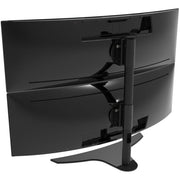 Peerless 1x2 Desktop Stand for 43in to 49in Black
