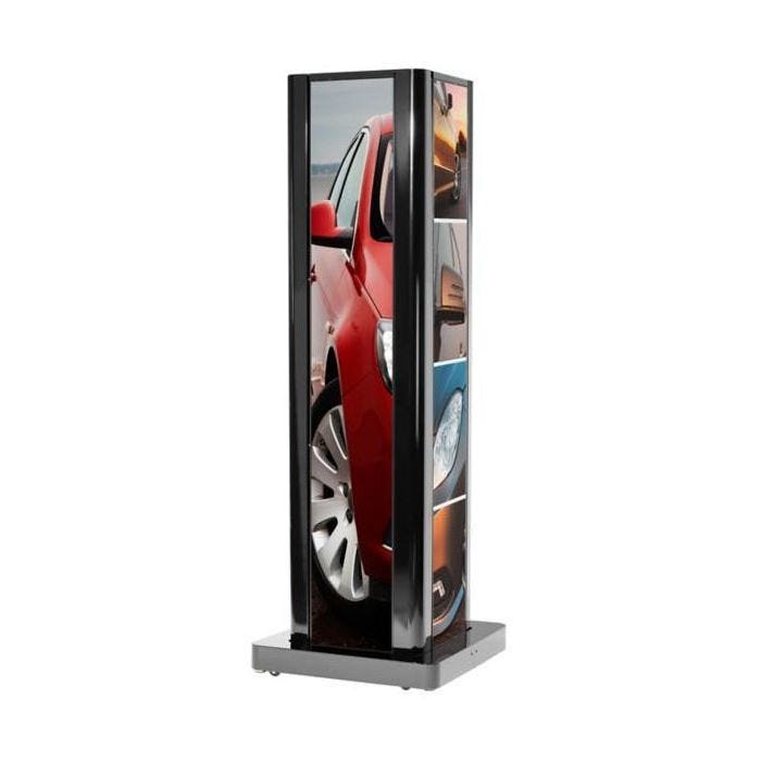 Peerless 86in Black 1-sided Kiosk - LG