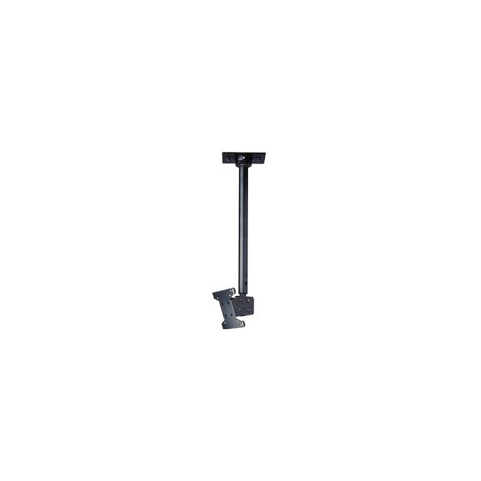 Peerless Flat Panel Ceiling Mount with Cord Management Covers For 13in29in Flat Panel Displays Weighing Up to 40 lb With 17.1331.92in (435.10 to 810.77mm) Adjustable Extension Black