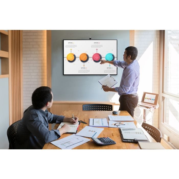 Peerless Flat Wall Mount for MicrosoftÂ® Surfaceâ„¢ Hub 2S - White