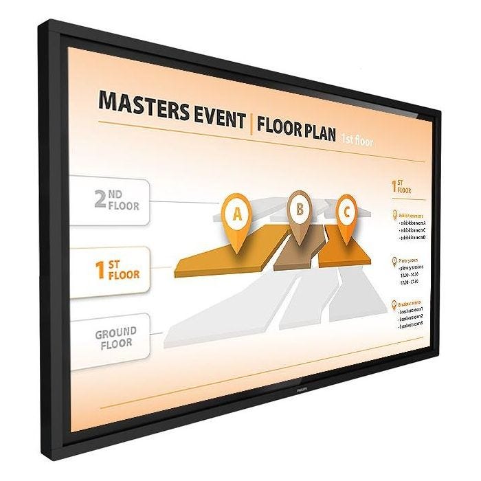 Philips 43BDL3452T/00 Écran d'affichage dynamique 4K Ultra HD (Écran tactile)