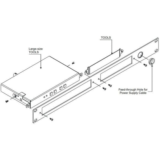 Kramer Electronics RK-T2SB-B Châssis de rack