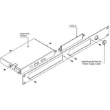 Kramer Electronics RK-T2SB-B Châssis de rack