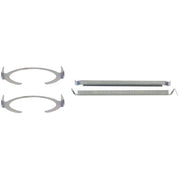 Kramer Mounting kit (2 ceiling c-rings and 2 pair of rails)